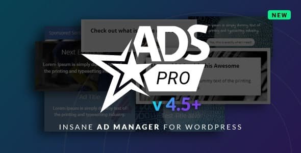 ADS PRO – Multi-Purpose WordPress Ad Manager
