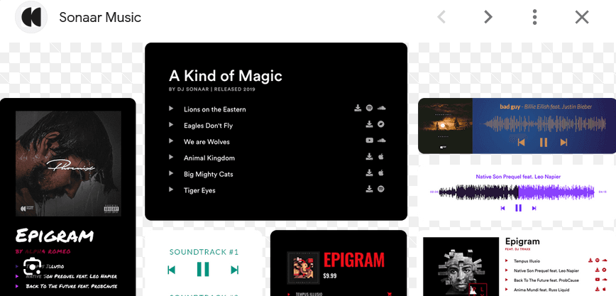 MP3 Audio Player by Sonaar – Pro Addon