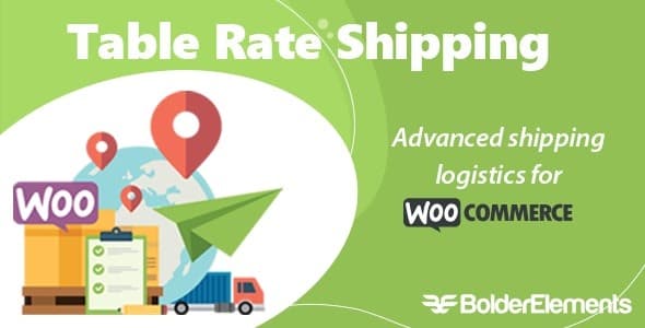 WooCommerce Table Rate Shipping