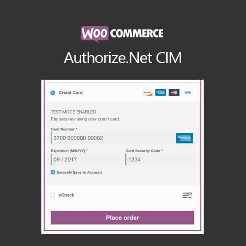 WooCommerce Authorize.Net Gateway