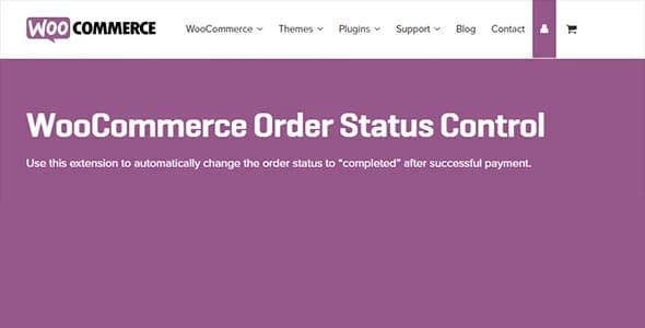 WooCommerce Order Status Control