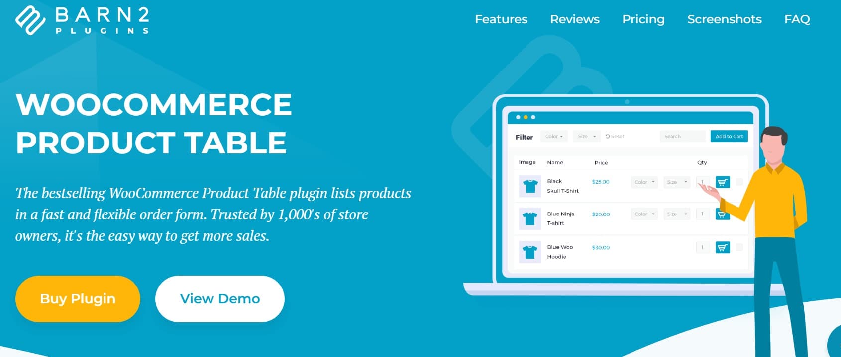 WooCommerce Product Table