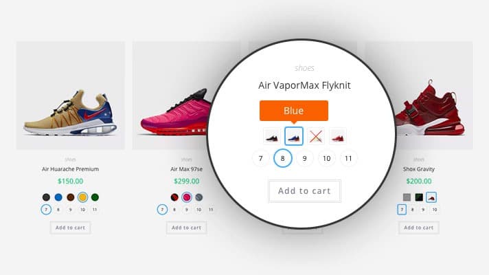 WooCommerce Variation Swatches and Photos
