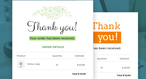 YITH Custom Thank You Page for WooCommerce Premium