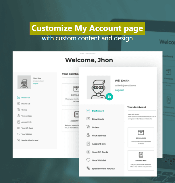 YITH WooCommerce Customize My Account Page Premium