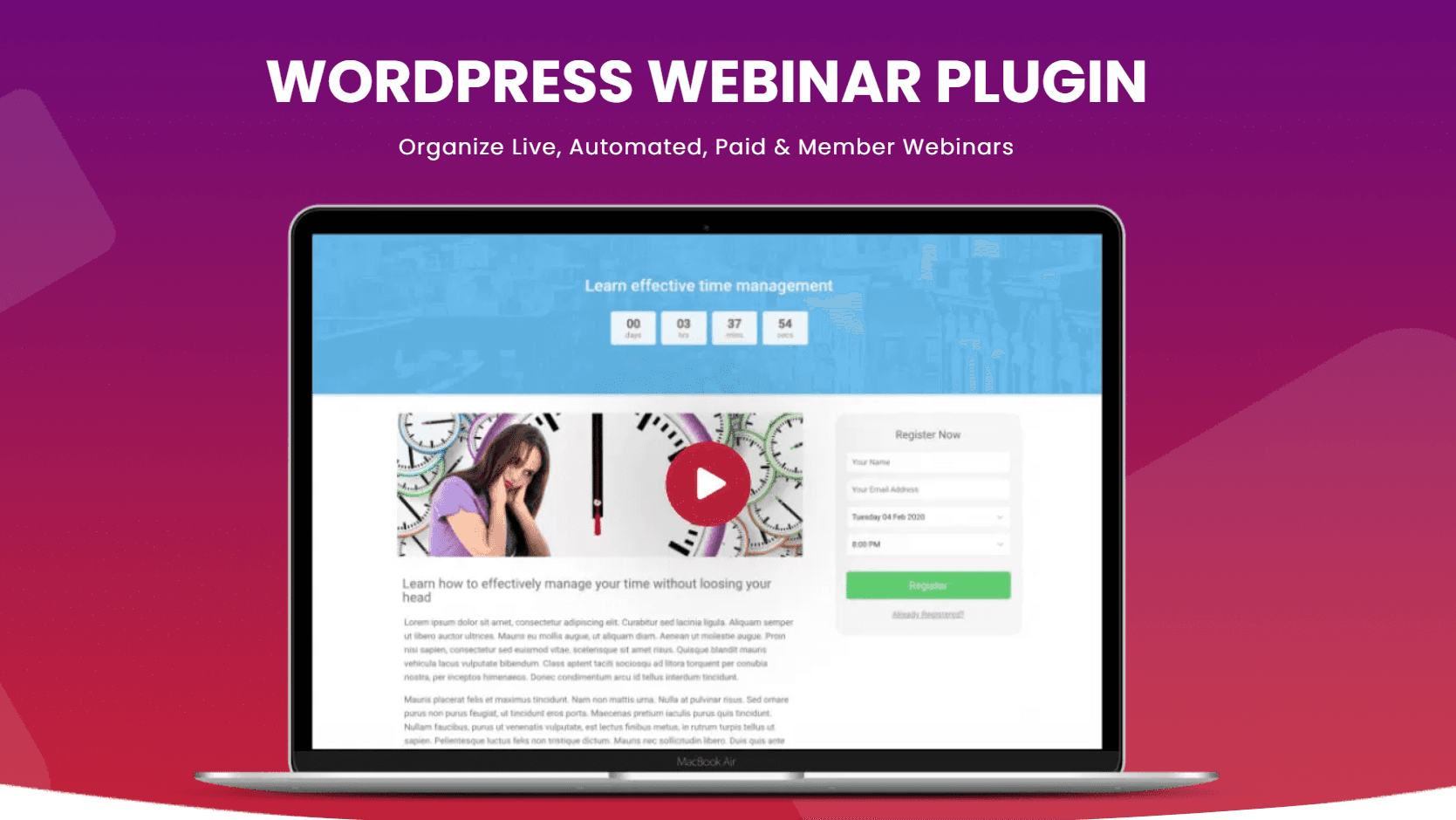 WebinarPress Pro