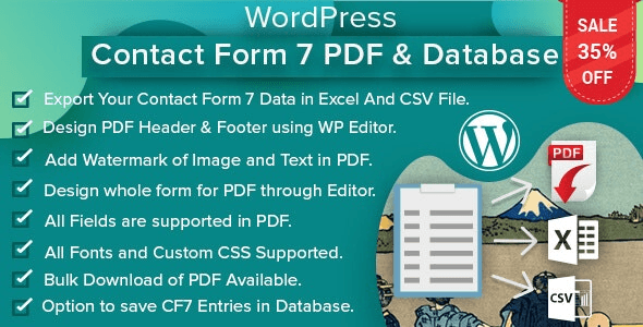 WordPress Contact Form 7 PDF