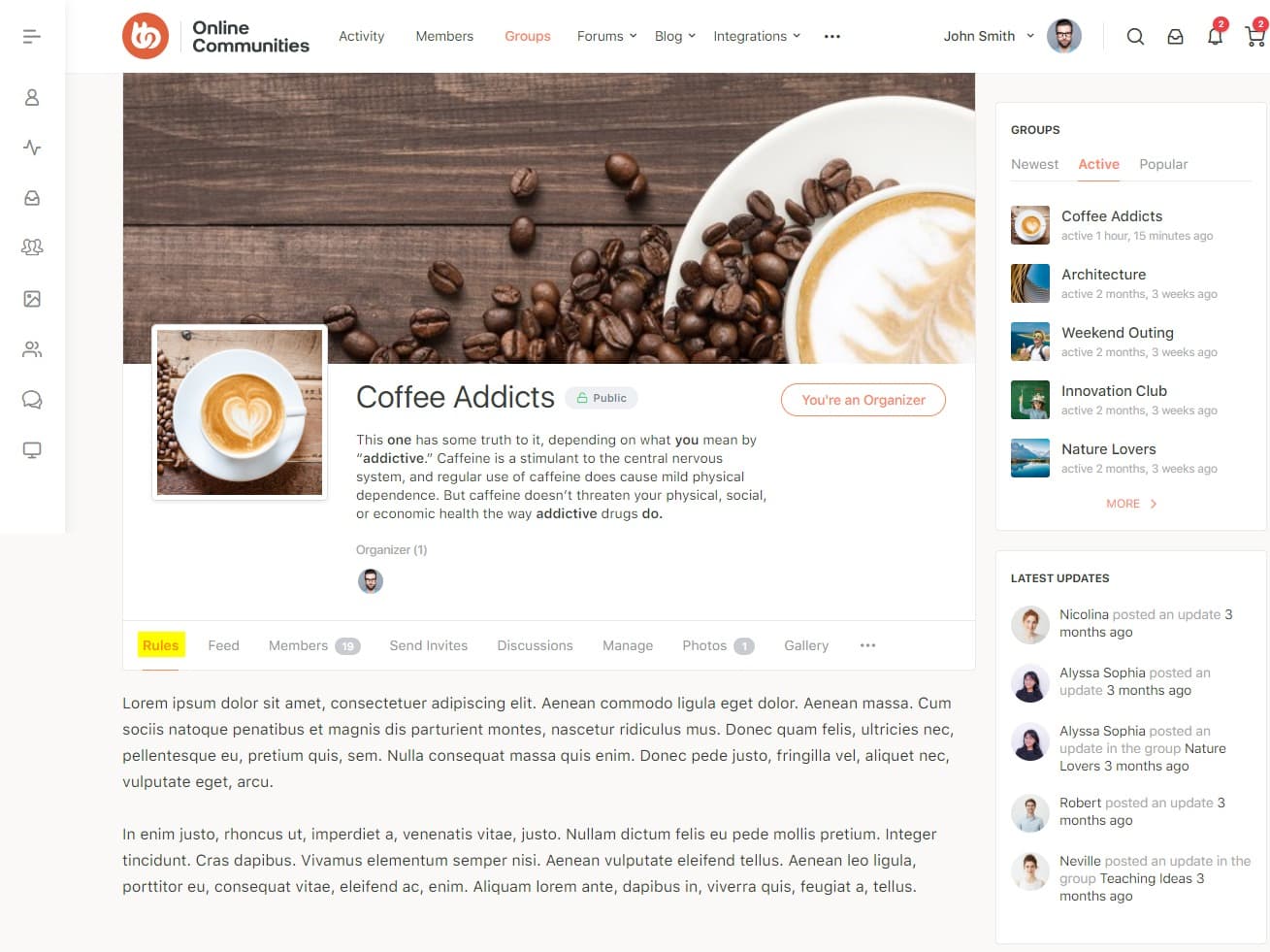 BuddyPress Group Tabs Creator Pro