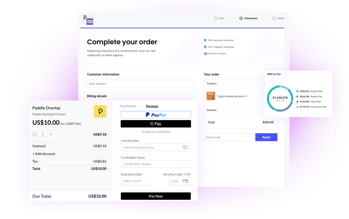 WP SmartPay – Paddle Payment Gateway for WooCommerce