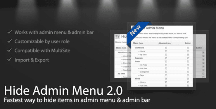 Hide Admin Menu