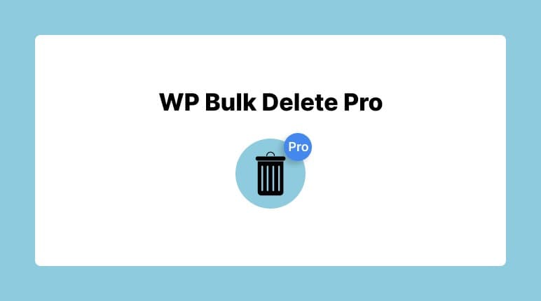WP Bulk Delete Pro