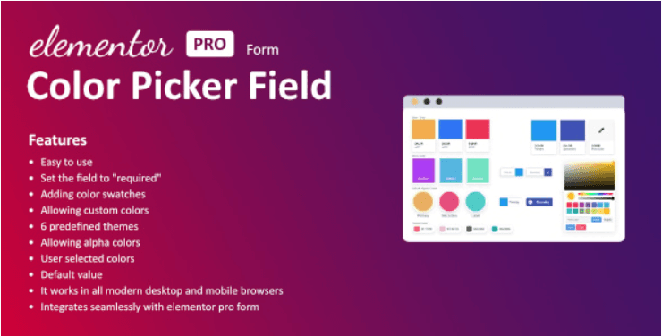 Elementor Form – Color Picker