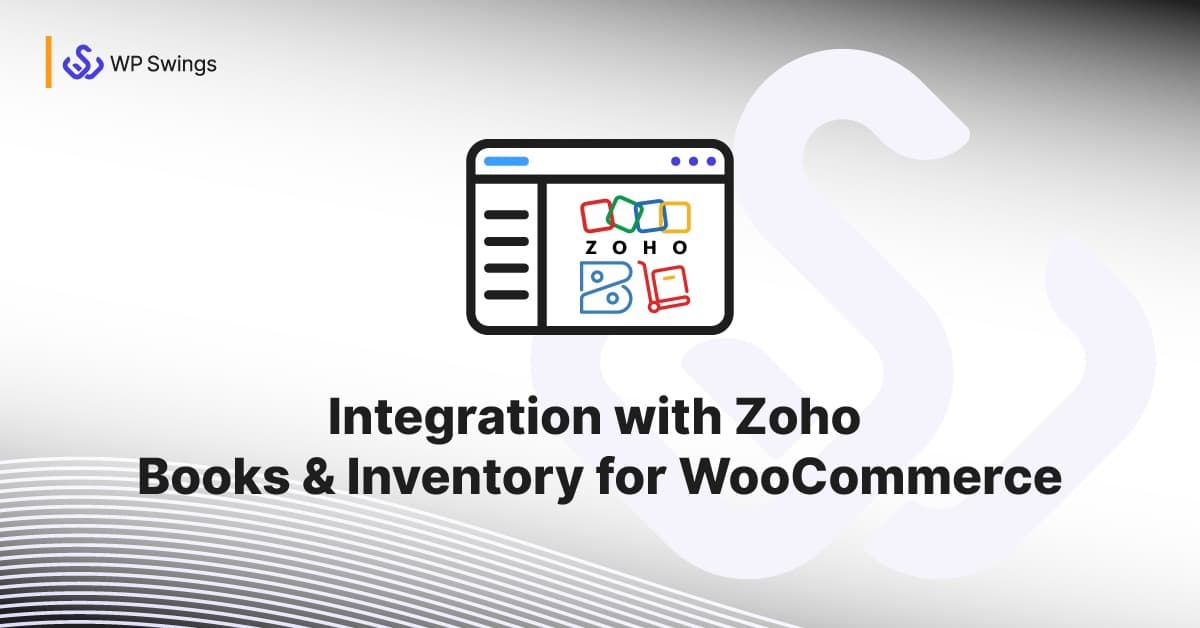 Integration with Zoho Books & Inventory