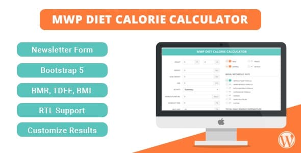 MWP Diet Calories Calculator