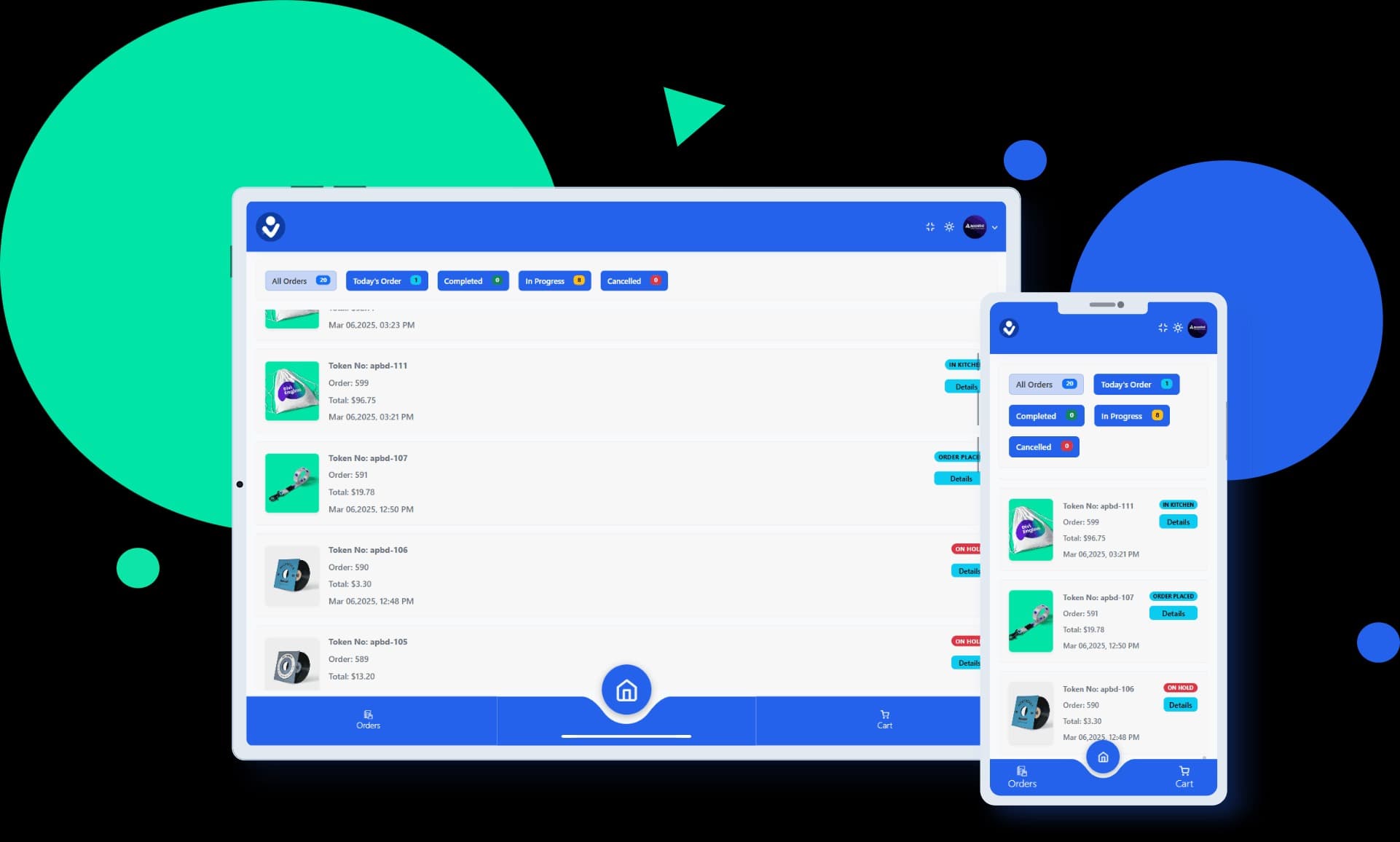 Vitepos User or KIOSK App