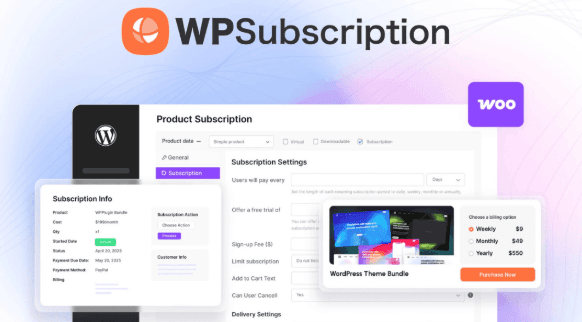 Subscription for WooCommerce – WPSubscription Pro