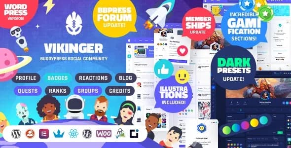 Vikinger – BuddyPress Social Community